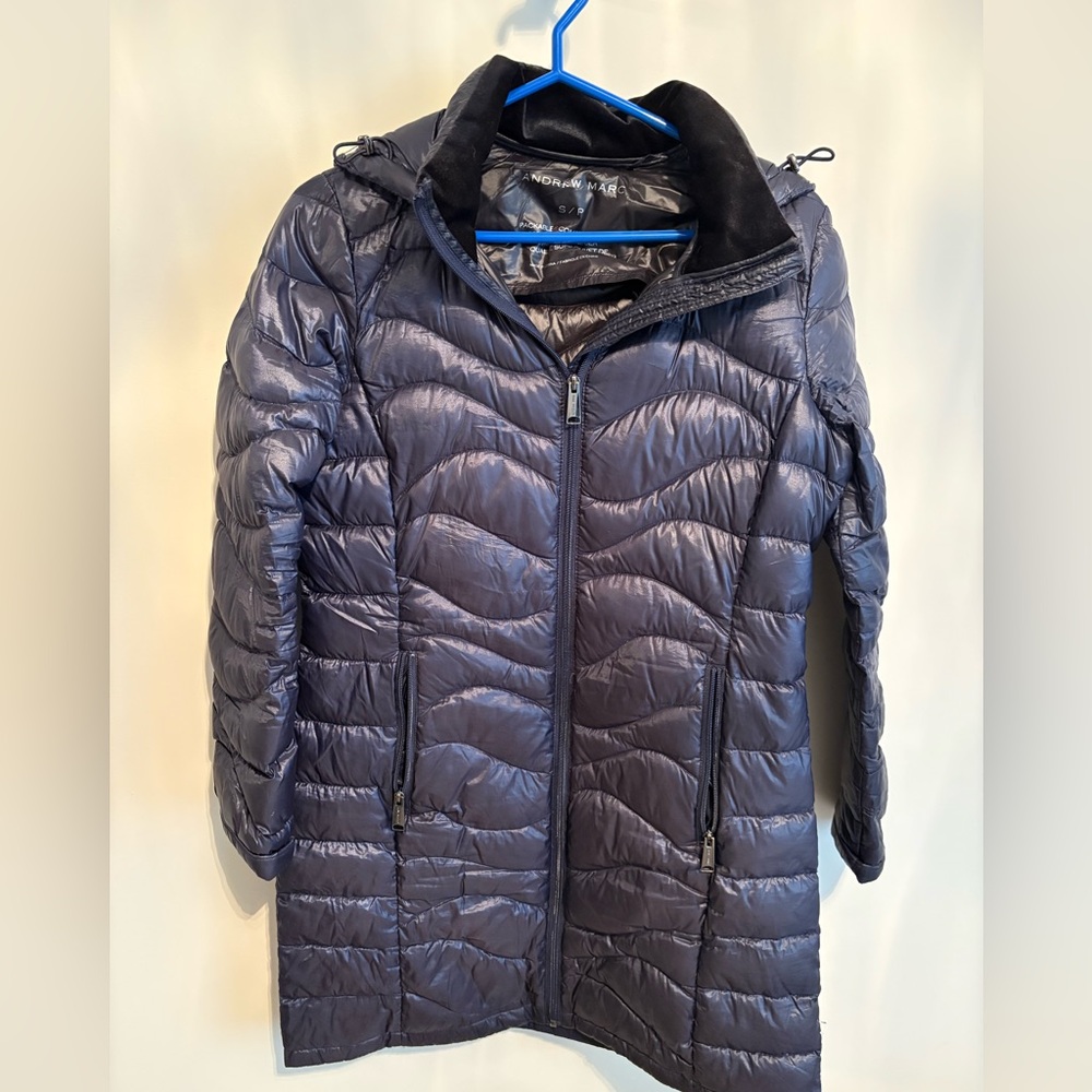 Navy Puffer Jacket